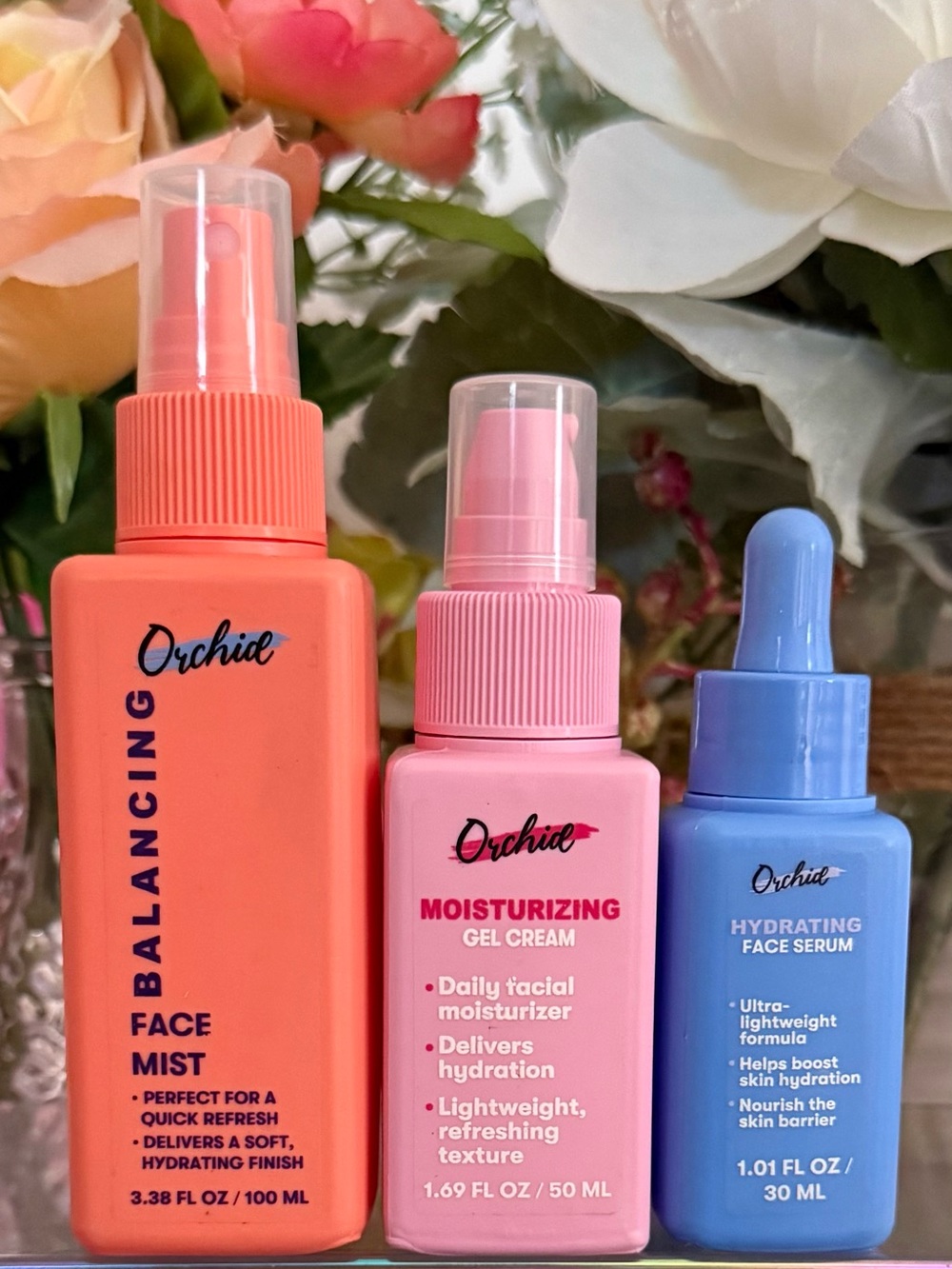 🆕🪷 ORCHID LIMITED EDITION 3-PIECE SKIN CARE COLLECTION. BRAND NEW!